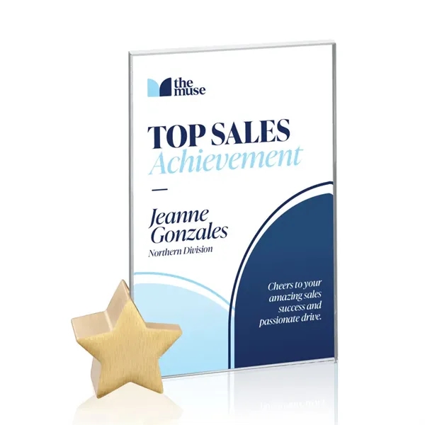 Bermuda VividPrint™ Award - Starfire/Chrome Star... from ASI 84592 St Regis Group / St Regis