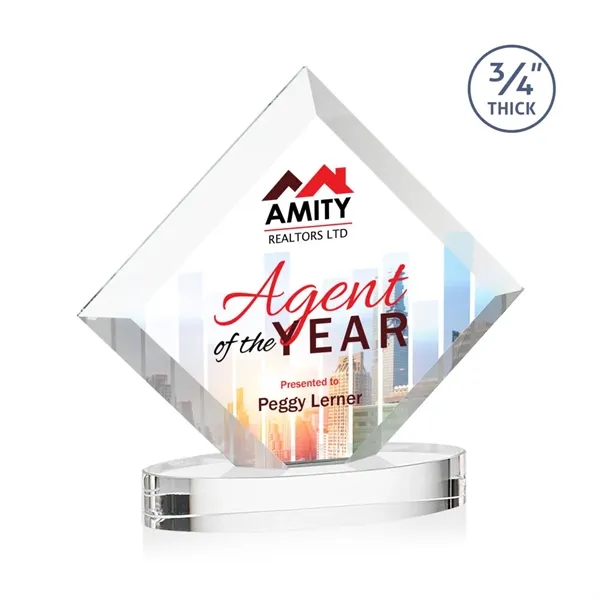 Belaire VividPrint™ Award on Alberton Oval Base - Clear... from ASI 84592 St Regis Group / St Regis