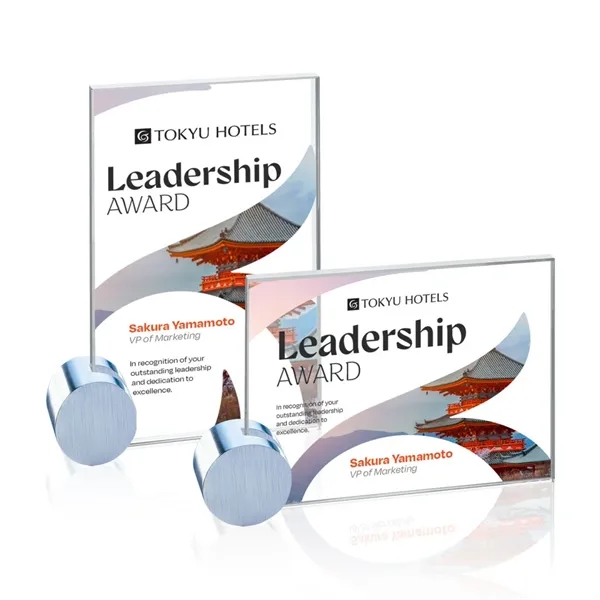 Bermuda VividPrint™ Award - Starfire/Chrome Circle... from ASI 84592 St Regis Group / St Regis