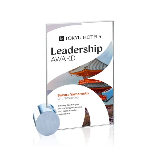 Bermuda VividPrint™ Award - Starfire/Chrome Circle... from ASI 84592 St Regis Group / St Regis