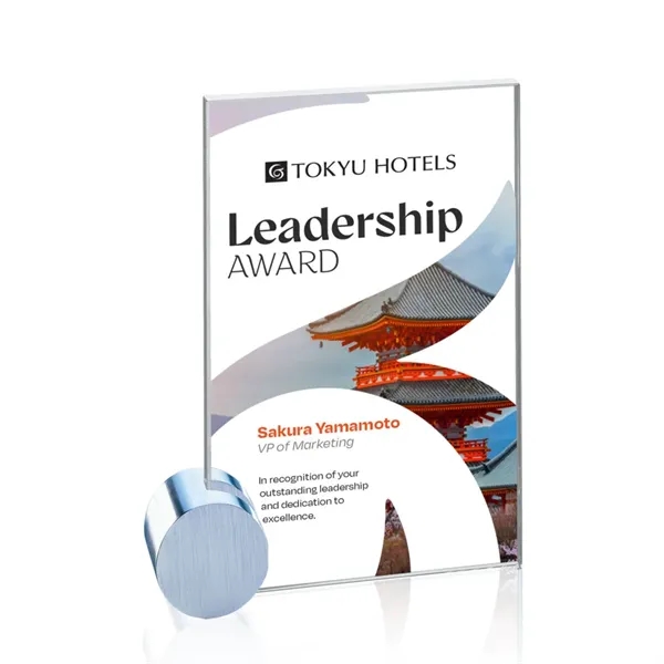 Bermuda VividPrint™ Award - Starfire/Chrome Circle... from ASI 84592 St Regis Group / St Regis