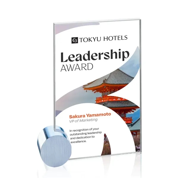 Bermuda VividPrint™ Award - Starfire/Chrome Circle... from ASI 84592 St Regis Group / St Regis