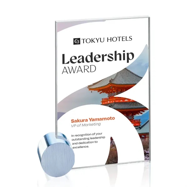 Bermuda VividPrint™ Award - Starfire/Chrome Circle... from ASI 84592 St Regis Group / St Regis