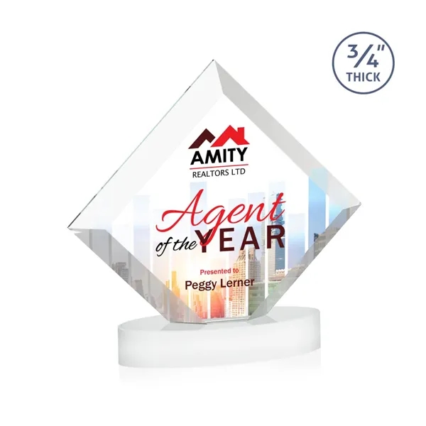 Belaire VividPrint™ Award on Alberton Base - White... from ASI 84592 St Regis Group / St Regis