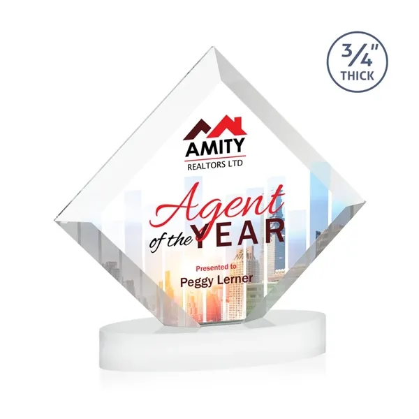 Belaire VividPrint™ Award on Alberton Base - White... from ASI 84592 St Regis Group / St Regis