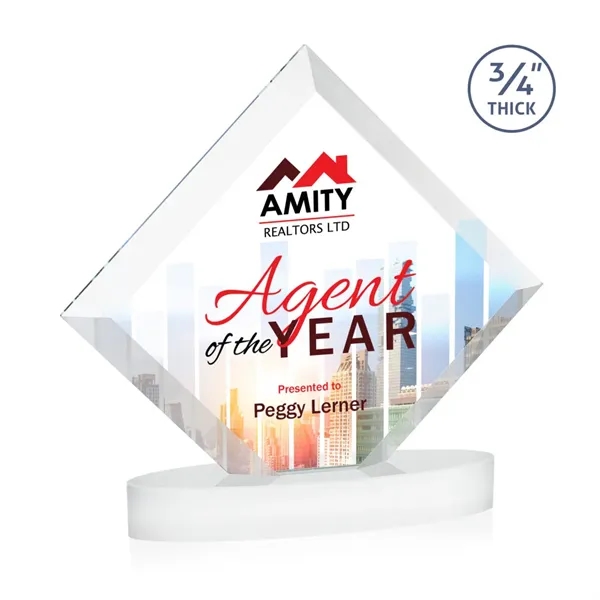 Belaire VividPrint™ Award on Alberton Base - White... from ASI 84592 St Regis Group / St Regis