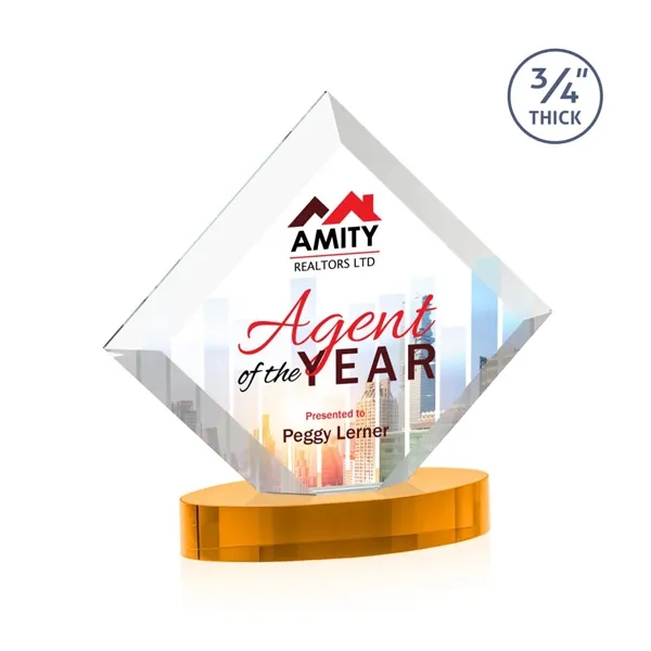 Belaire VividPrint™ Award on Alberton Base - Amber... from ASI 84592 St Regis Group / St Regis