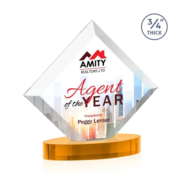 Belaire VividPrint™ Award on Alberton Base - Amber... from ASI 84592 St Regis Group / St Regis