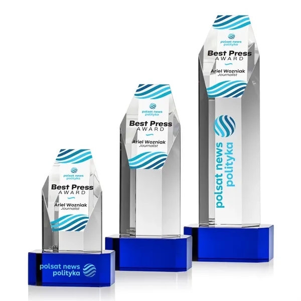 Ashford VividPrint™ Award on Base - Blue... from ASI 84592 St Regis Group / St Regis