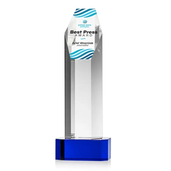 Ashford VividPrint™ Award on Base - Blue... from ASI 84592 St Regis Group / St Regis