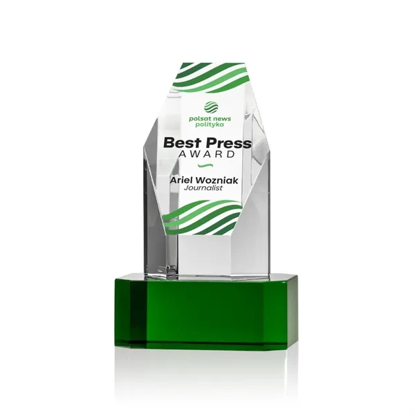 Ashford VividPrint™ Award on Base - Green... from ASI 84592 St Regis Group / St Regis