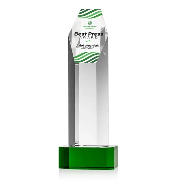 Ashford VividPrint™ Award on Base - Green... from ASI 84592 St Regis Group / St Regis