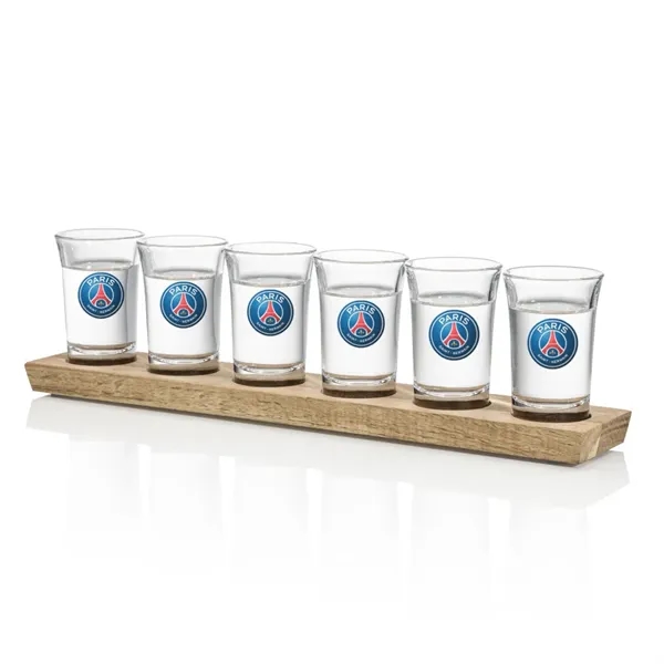 Shot Glasses Set on Acacia - VividPrint™... from ASI 84592 St Regis Group