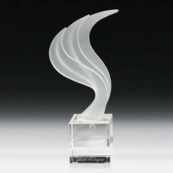 Clear and frosted optical crystal award.... from ASI 84592 St Regis Group / R S Owens & Co Inc
