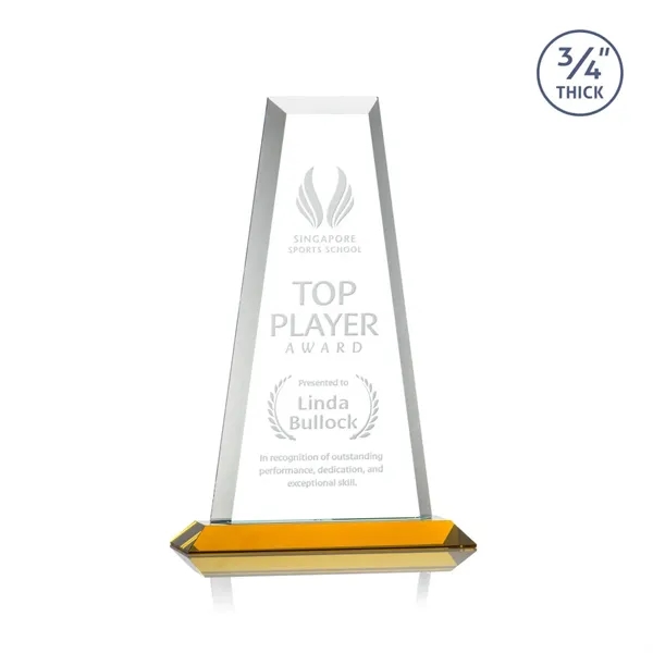 The elegant Imperial Award reflects a 0.75" thick Starfire Crystal tower... from ASI 84592 St Regis Group / St Regis