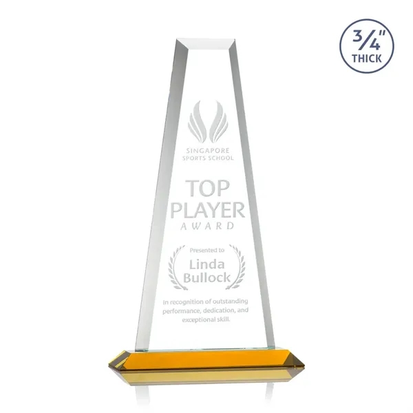 The elegant Imperial Award reflects a 0.75" thick Starfire Crystal tower... from ASI 84592 St Regis Group / St Regis