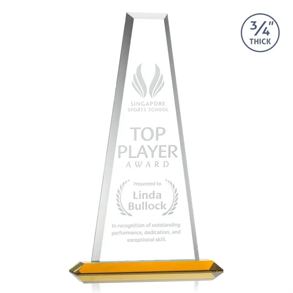 The elegant Imperial Award reflects a 0.75" thick Starfire Crystal tower... from ASI 84592 St Regis Group / St Regis