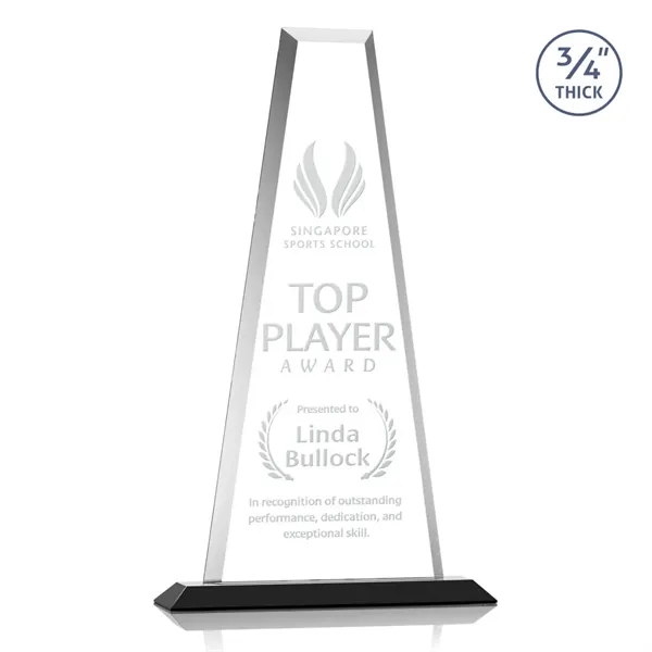 The elegant Imperial Award reflects a 0.75" thick Starfire Crystal tower... from ASI 84592 St Regis Group / St Regis