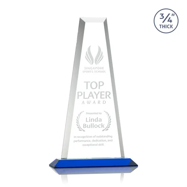 The elegant Imperial Award reflects a 0.75" thick Starfire Crystal tower... from ASI 84592 St Regis Group / St Regis