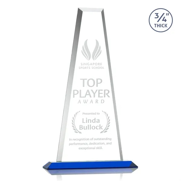 The elegant Imperial Award reflects a 0.75" thick Starfire Crystal tower... from ASI 84592 St Regis Group / St Regis