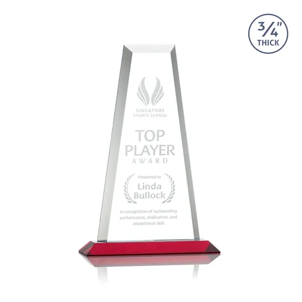 The elegant Imperial Award reflects a 0.75" thick Starfire Crystal tower... from ASI 84592 St Regis Group / St Regis
