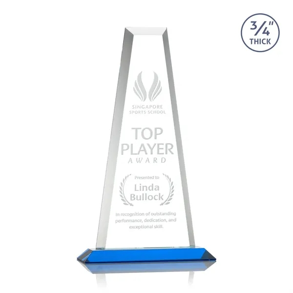 The elegant Imperial Award reflects a 0.75" thick Starfire Crystal tower... from ASI 84592 St Regis Group / St Regis