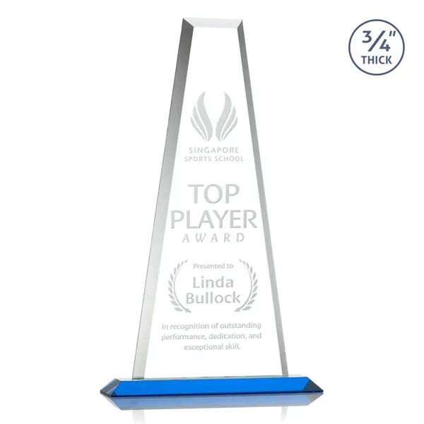 The elegant Imperial Award reflects a 0.75" thick Starfire Crystal tower... from ASI 84592 St Regis Group / St Regis