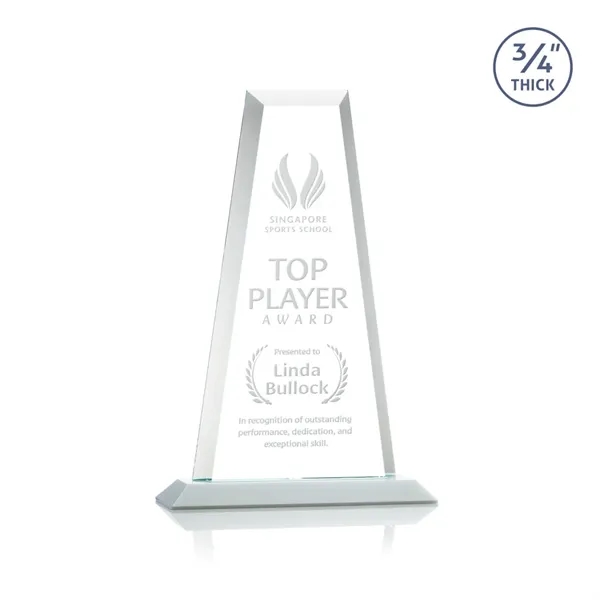 The elegant Imperial Award reflects a 0.75" thick Starfire Crystal tower... from ASI 84592 St Regis Group / St Regis