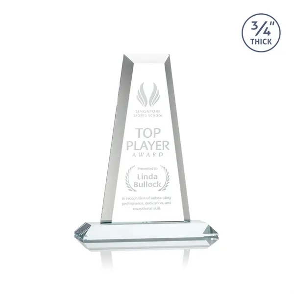 The elegant Imperial Award reflects a 0.75" thick Starfire Crystal tower... from ASI 84592 St Regis Group / St Regis