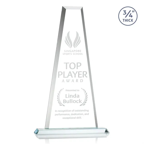 The elegant Imperial Award reflects a 0.75" thick Starfire Crystal tower... from ASI 84592 St Regis Group / St Regis