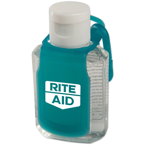 Citrus scented hand sanitizer in a 2 oz. bottle with carabiner... from ASI 52840 Evans Manufacturing