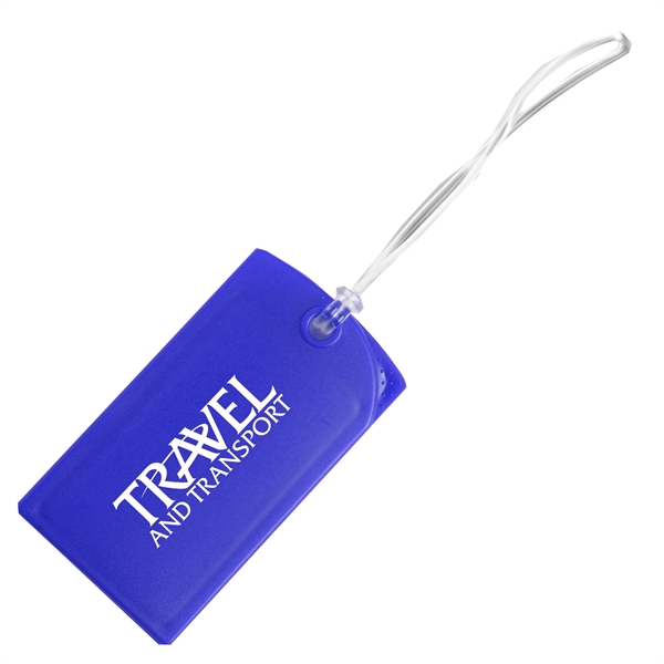 Luggage tag. Includes a printed ID card.... from ASI 52840 Evans Manufacturing