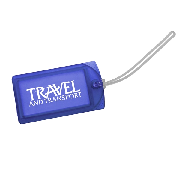 Luggage tag. Includes a printed ID card.... from ASI 52840 Evans Manufacturing