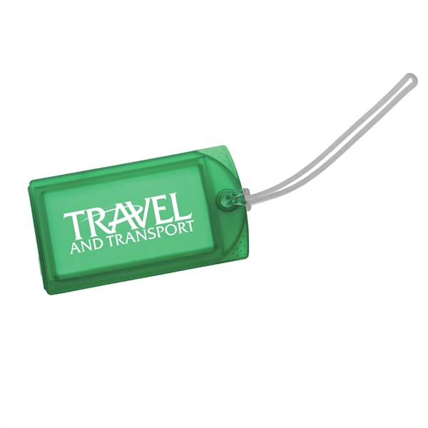 Luggage tag. Includes a printed ID card.... from ASI 52840 Evans Manufacturing