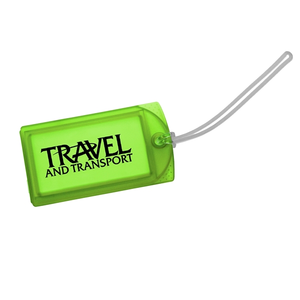 Luggage tag. Includes a printed ID card.... from ASI 52840 Evans Manufacturing