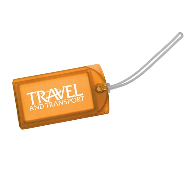 Luggage tag. Includes a printed ID card.... from ASI 52840 Evans Manufacturing