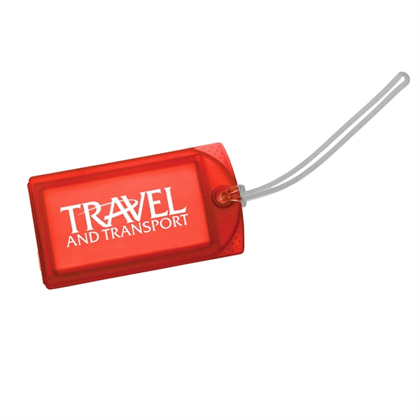 Luggage tag. Includes a printed ID card.... from ASI 52840 Evans Manufacturing