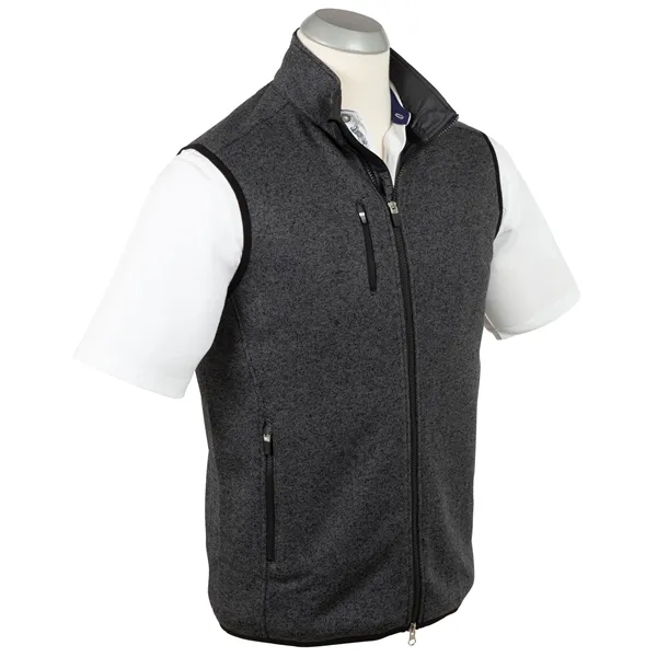 Men's Heathered Full-Zip Sweater Vest.... from ASI 38120 Ball Pro / Diversified Quality Kitchenware / Branded Apparel Designs