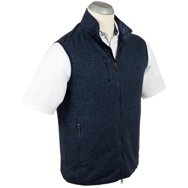 Men's Heathered Full-Zip Sweater Vest.... from ASI 38120 Ball Pro / Diversified Quality Kitchenware / Branded Apparel Designs