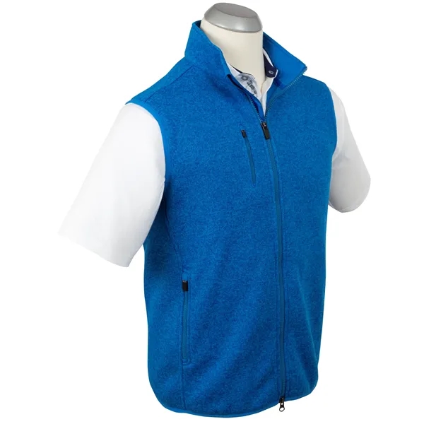 Men's Heathered Full-Zip Sweater Vest.... from ASI 38120 Ball Pro / Diversified Quality Kitchenware / Branded Apparel Designs
