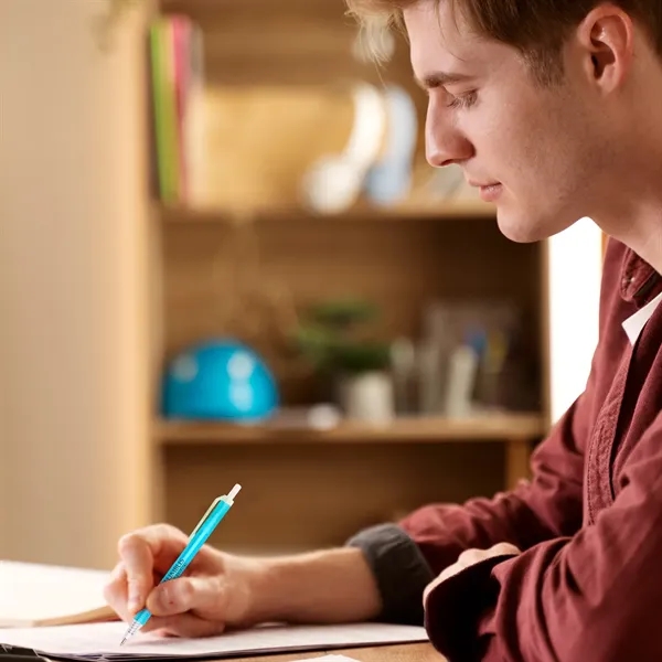 Amber Frosted Translucent Stick Click Pen... from ASI 55583 GMG Pen