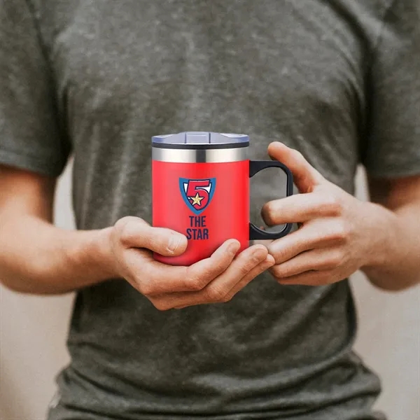 Explorer 14 oz Stainless Steel Camp Mug... from ASI 55583 GMG Pen