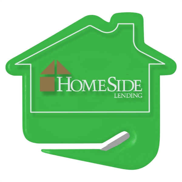 House shaped letter opener with protective steel blade.... from ASI 52840 Evans Manufacturing