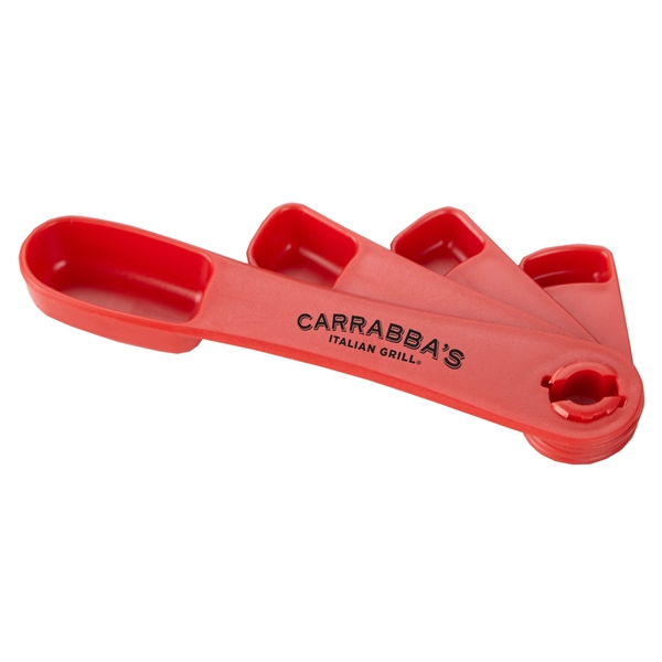 Measuring spoon set with 1/4, 1/2, 1 tsp and 1 tbsp... from ASI 52840 Evans Manufacturing