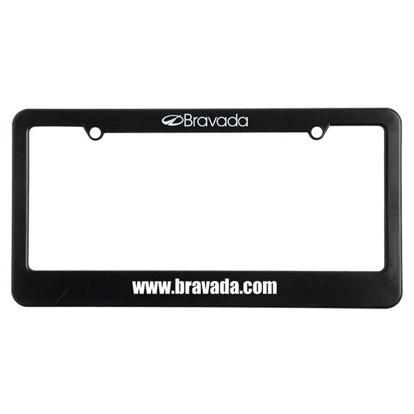 License plate frame. 2 holes with straight bottom.... from ASI 52840 Evans Manufacturing