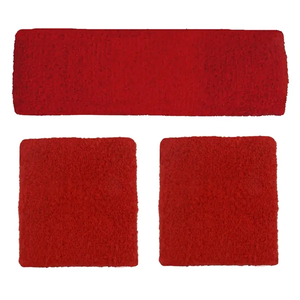 Headband and 2 wristband combo set available in several colors and... from ASI 90160 Suntex Industries