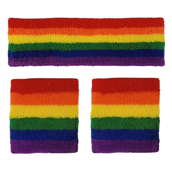 Headband and 2 wristband combo set available in several colors and... from ASI 90160 Suntex Industries