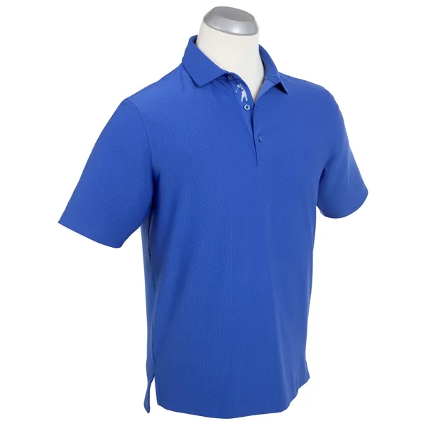 This solid polo shirt with a modern update. Men's performance short... from ASI 38120 Ball Pro / Diversified Quality Kitchenware / Branded Apparel Designs