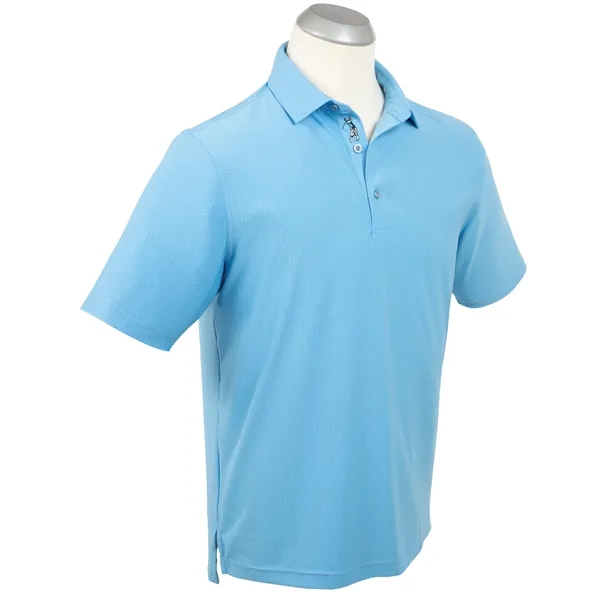 This solid polo shirt with a modern update. Men's performance short... from ASI 38120 Ball Pro / Diversified Quality Kitchenware / Branded Apparel Designs