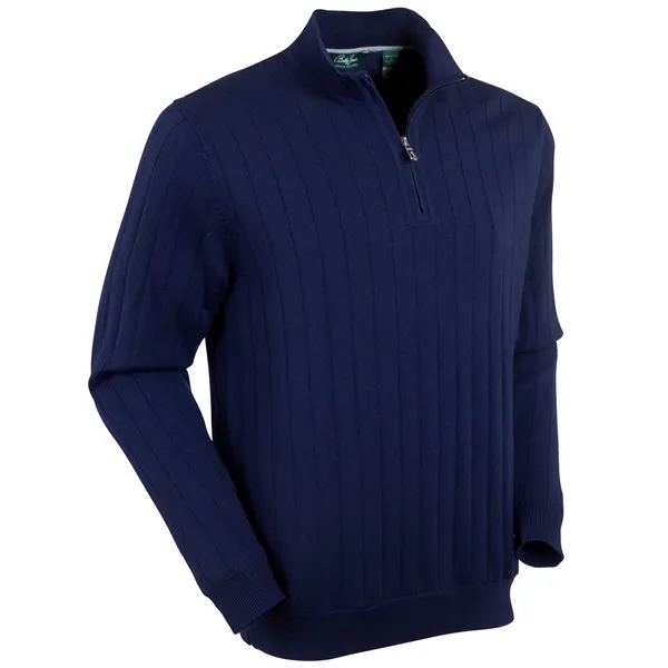 A Signature staple for your active wardrobe, this quarter-zip sweater is... from ASI 38120 Ball Pro / Diversified Quality Kitchenware / Branded Apparel Designs